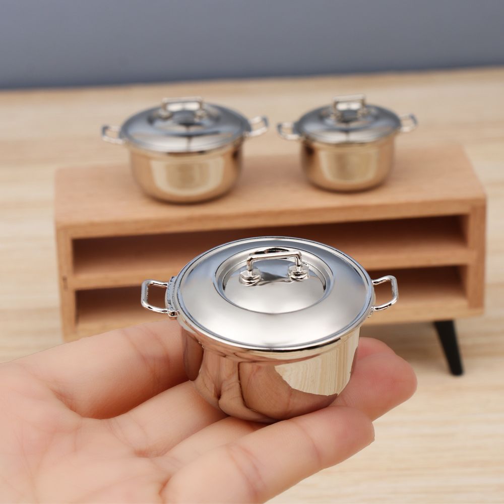 Kitchen Gadgets Sale - 1/12 Miniature Soup Pot With Cover