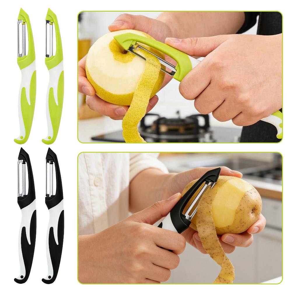 Vegetable Kitchen Gadgets - Vegetable Slicer Stainless Steel Peeler Knife