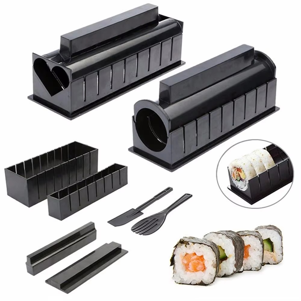 Kitchen Gadgets Japanese - 3/10pcs Set Japanese Sushi Maker 3