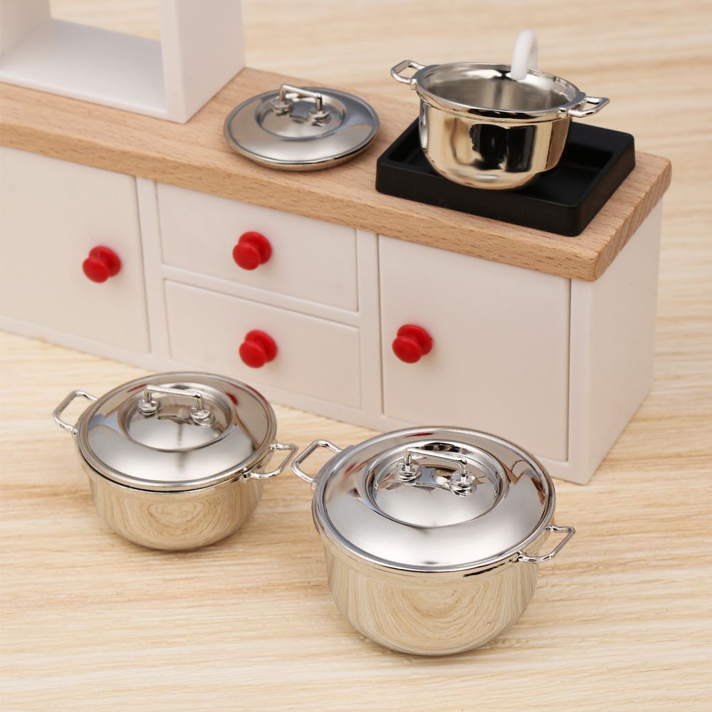 1/12 Miniature Soup Pot With C - đánh giá và giá Kitchen Gadgets Sale