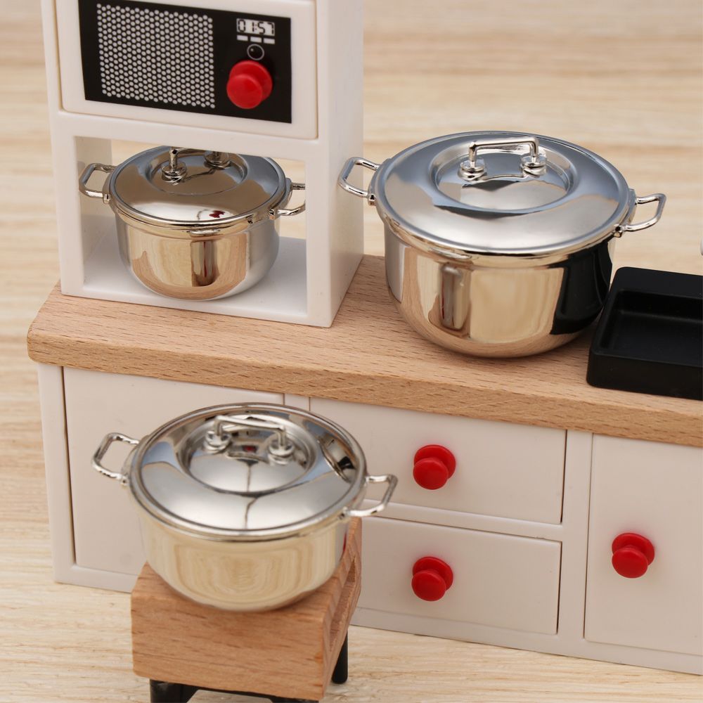 1/12 Miniature Soup Pot With C - đánh giá và giá Kitchen Gadgets Sale