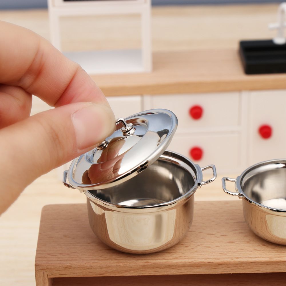 1/12 Miniature Soup Pot With C - đánh giá và giá Kitchen Gadgets Sale