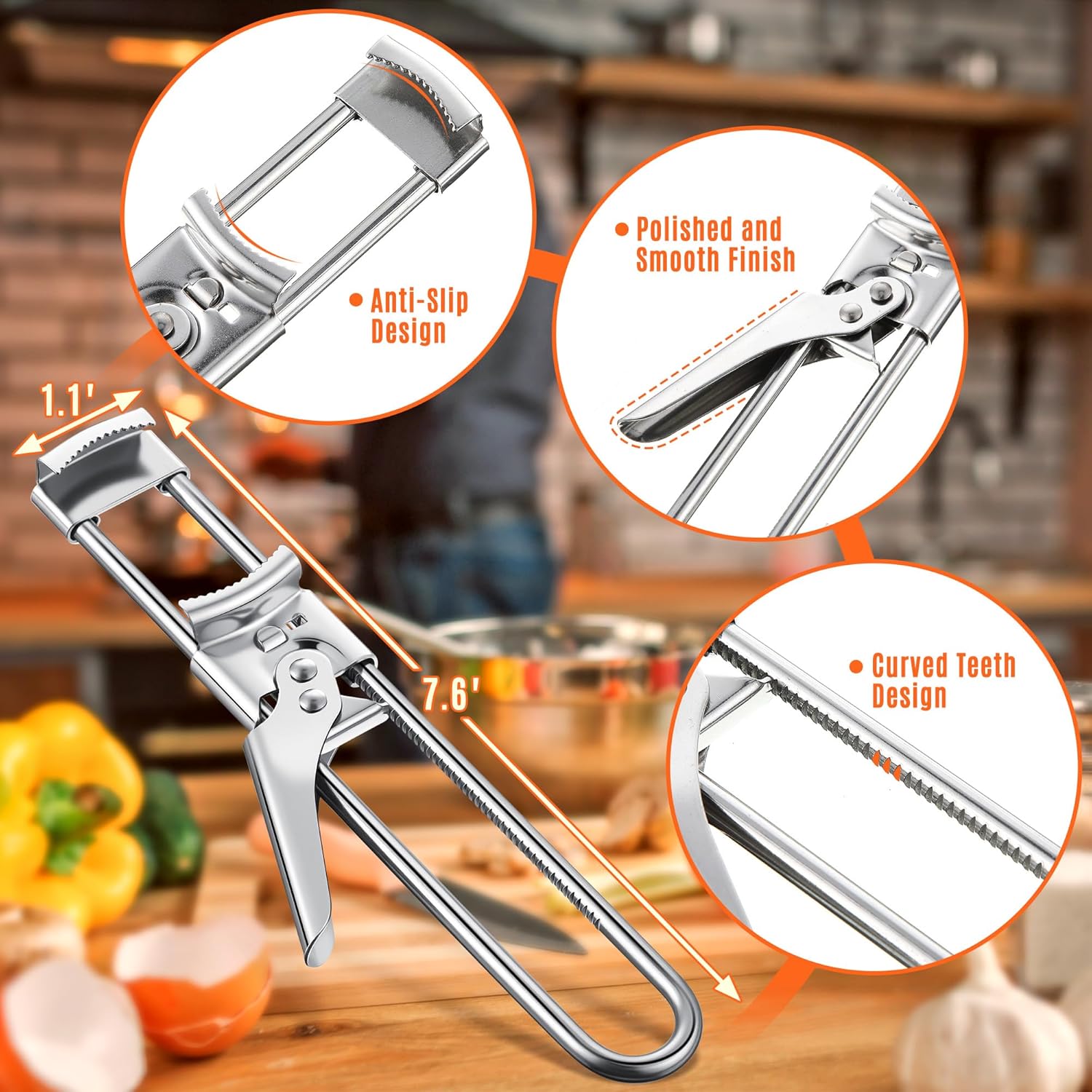 Adjustable Stainless Steel Jar - đánh giá và giá Kitchen Gadgets Jar Openers