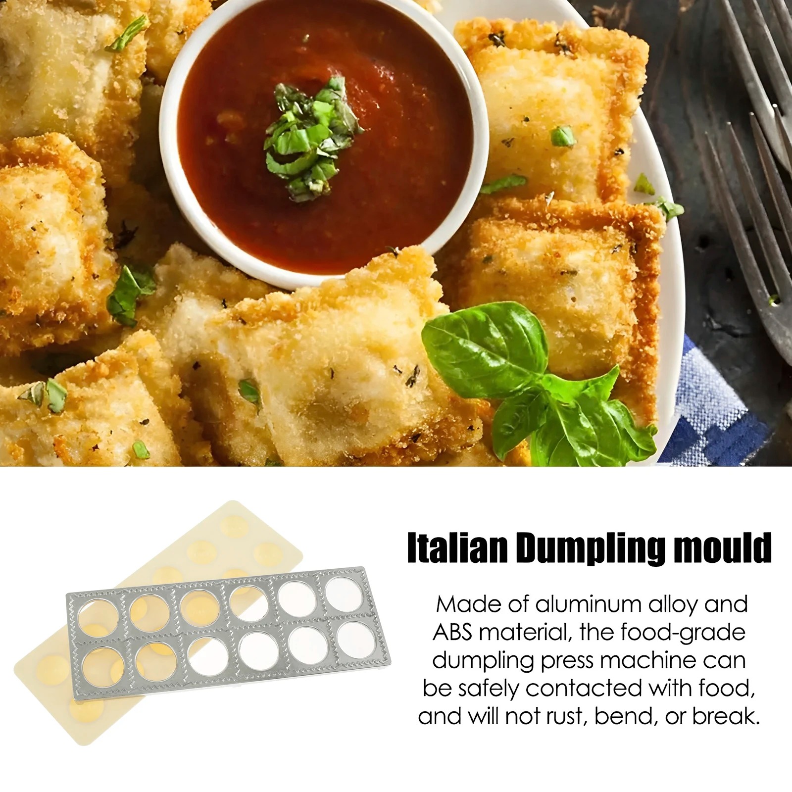 Dumpling Mold 12 Holes Ravioli - đánh giá và giá Kitchen Gadgets Sale