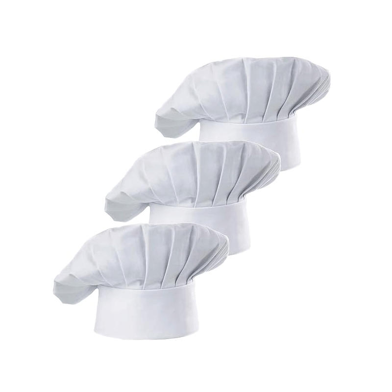 3pcs Chef Hat Adult Adjustable - đánh giá và giá Kitchen Gadgets Sale